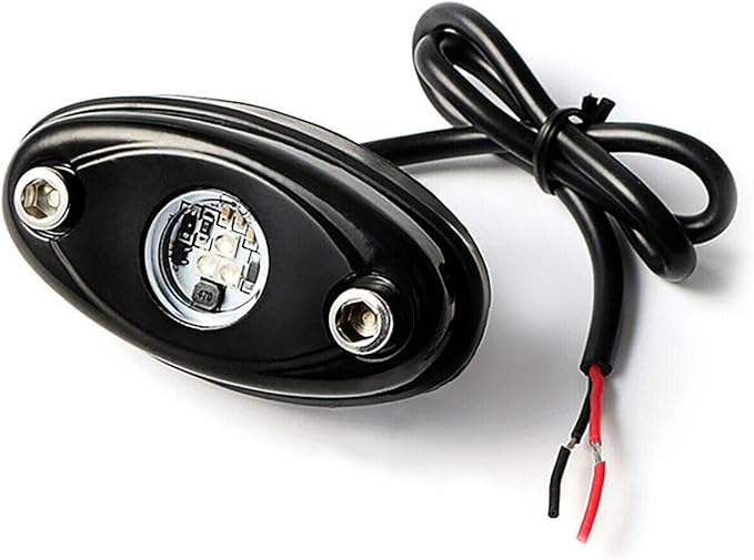6 Pods LED Rock Lights for Jeep ATV UTV SUV RZR Off Road Ranger Pioneer Wheeler Truck Boat Underbody Glow Trail Rig Lighting Lamp Underglow LED Neon Lights Waterproof 12V-24V - Green