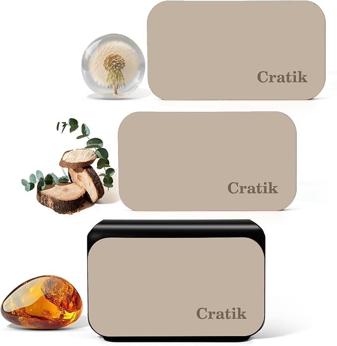 Car Air Freshener - Stone Air Freshener - Car Odor Eliminator for Visor Clip- Natural Scent Starter Kit, Vehicle Scent Diffuser for Cabin, Truck & SUV-Pack of 3 (Teak-Amber-Open Air)-CLIP INCLUDED