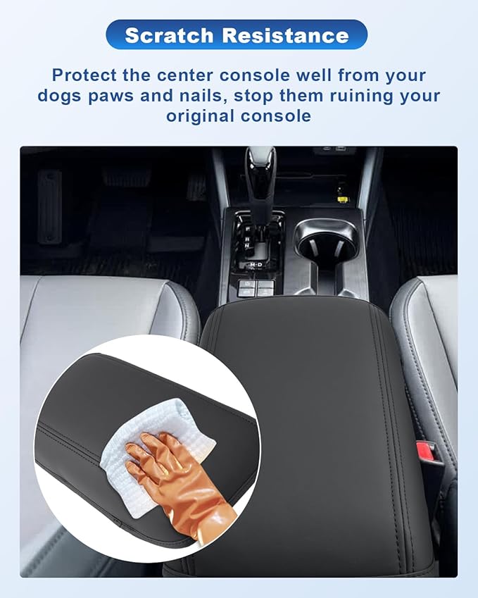 CDEFG for 2026 Subaru Outback Center Console Cover for 2026 Subaru Outback (Premium/Limited/Limited XT/Touring/Touring XT/Wilderness) Accessories Armrest Cover Arm Rest Leather Pad