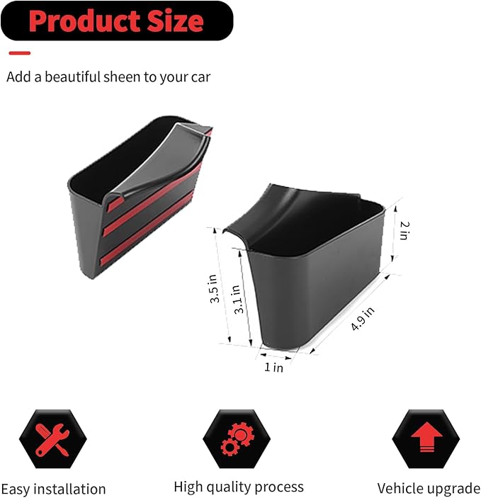RT-TCZ Center Console Gear Shift Storage Box Tray Organizer Accessories for Jeep Grand Cherokee 2011-2020