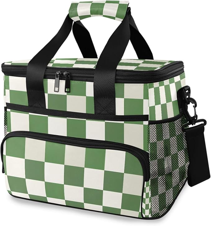Cooler Bag Insulated Picnic Bag Large Lunch Box Reusable Tote Bag Soft Sided Portable Beach Cooler Grocery Camping