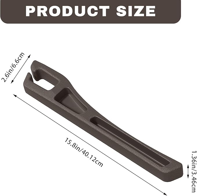 2PCS Car Seat Gap Filler Organizer, Multifunctional Car Gap Filler Organizer Storages Function for Storing Phones Keys Cards, Universal No Drop Seat Guard for Cars ﻿ (Brown)