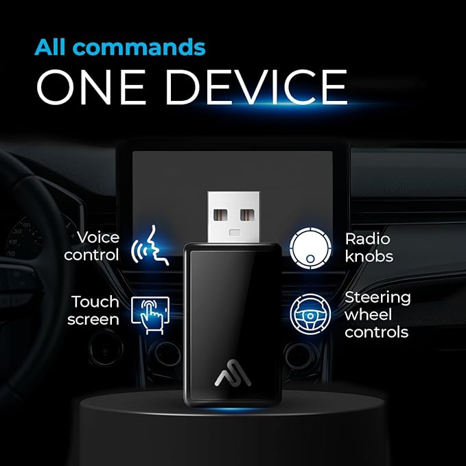 Wireless CarPlay Adapter for iPhone & Android Auto – Plug & Play, Fast Auto-Connect, Compatible with Factory Wired CarPlay, Stable Dual-Band Connection – AutoSky WUA-8PRO