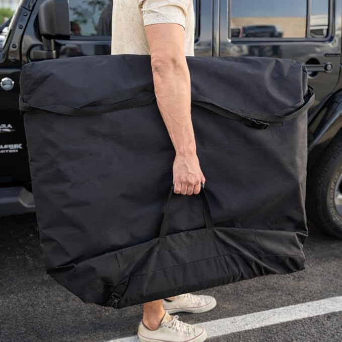 Jeep Freedom Top Hardtop Panel Storage Bag for 2007-2026 Wrangler JK JKU JL JLU and Gladiator JT - Padded Protective Carry Case 2-Door and 4-Door Sport, Sahara, Rubicon, Unlimited models (No Logo)