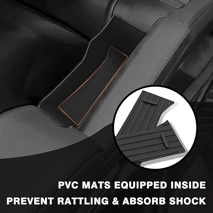 Muslogy Front Door Handle Inserts Box Interior Storage Organizer Compatible with 2024 2025 2026 Toyota Tacoma&2025+ 4Runner Accessories Door Grab Handle Pocket Side Armrest Phone Pocket Organizer 2PCS