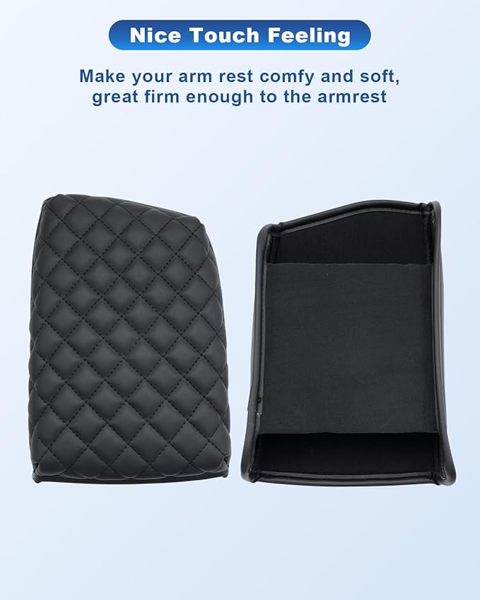 CDEFG for Volkswagen Atlas Cross Sport 2024 2025 2026 Center Console Cover for 2024 2025 2026 VW Atlas Accessories Armrest Cover Middle Console Pad Arm Rest Lid Cushion