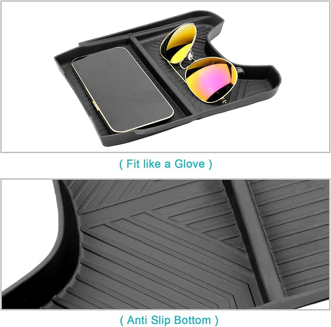 CDEFG 2023 2024 2025 2026 2027 HR-V Center Console Organizer Tray for 2023-2026 2027 Honda HRV HR-V Lower Console Tray Storage Box Floor Tray HR V Interior Accessories (Lower Console)