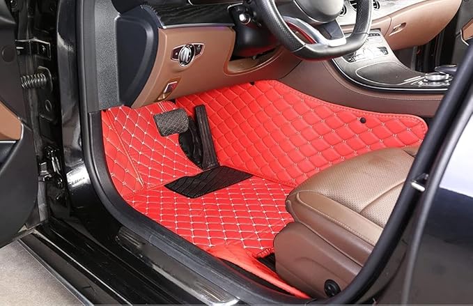 Custome Car Mats Accessories All Weather Floor mats Compatible with Automotive Floor Mats Passenger car mats (Purple)