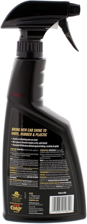 Meguiar's G4216EU New Car Scent Interior Dash & Trim Protectant 473ml. Cleans, shines & protects