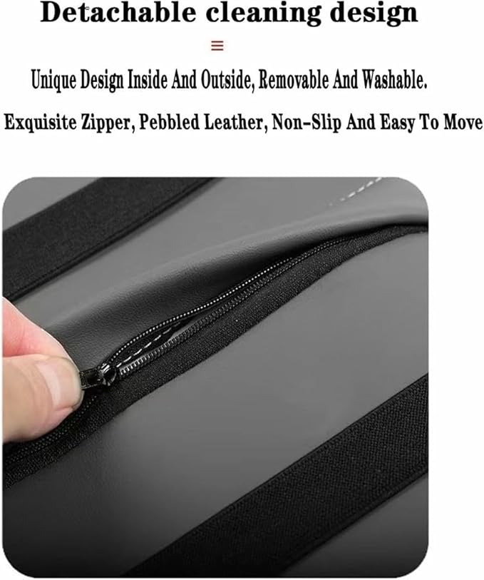 Car Armrest Cushion for Ma-zda CX-30 CX30 2019-2025, Leather Car Center Console Cover Box Pad Memory Foam Arm Rest Mat Accessories,A/Black