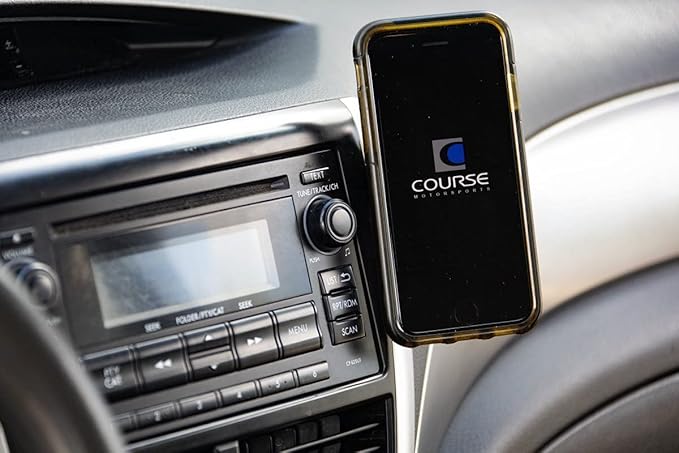 Course Motorsports DirectFit Magnetic Phone Mount and Car Phone Holder for Subaru WRX (2008-2014), Forester (2009-2013), Impreza (2008-2011) - Magnetic Head