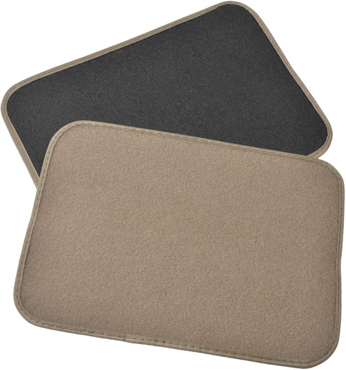 Motor Trend Premium Inter-Lock Backing Carpet Car Floor Mats - Front & Rear, Thick & Durable Auto Protection, Fits Most Cars Truck SUV Coupe Sedan