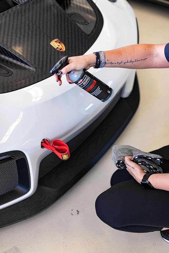 P & S Professional Detail Products Defender SiO2 Protectant Coating Topper & Standalone Sealant High-Gloss, Slick Finish Easy Spray & Wipe Renny Doyle Double Black - 16 oz Spray