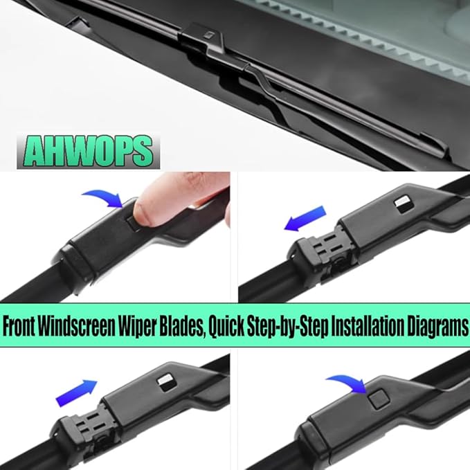 3 Wiper Front and Rear Wiper Blades for GMC Terrain 2010-2017,Chevy Equinox 2010-2017, OE Original Style (24″/17″ Front/13″ Rear) For My Car