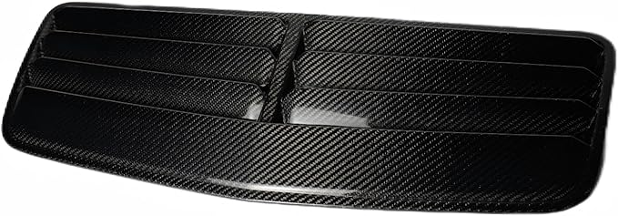 JSD Replacemant Front Hood Vent for Ford Mustang S650 GT,Dark Horse 2024 2025, Gloss Real Carbon Fiber
