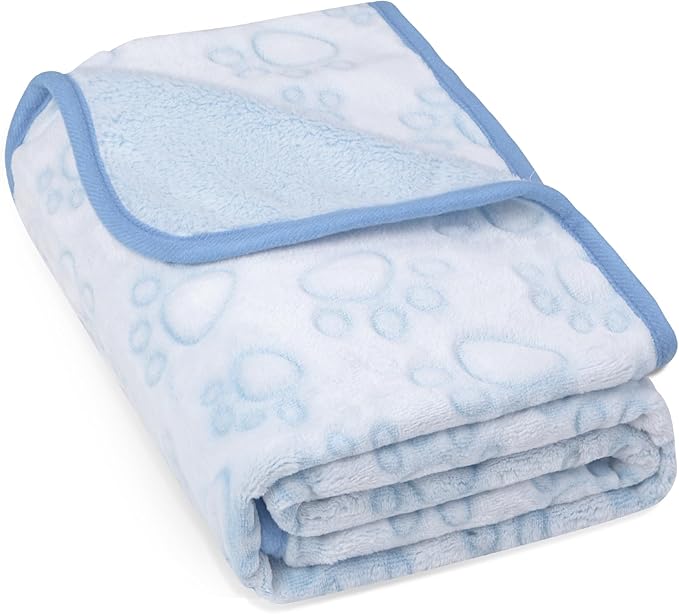 Stuffed Dog Blanket, Premium Soft Throw Flannel Fleece Blanket for Medium Small Dogs, Pet Puppy Blankets for Kitten Cat, Christmas Pet Gift for Bed Cover, Couch, Crate (42x66 inch (Pack of 1))