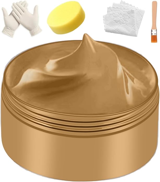 Leather Recoloring Balm, Leather & Vinyl Color Restorer Conditioner – Repairs Faded & Scratched Leather Color