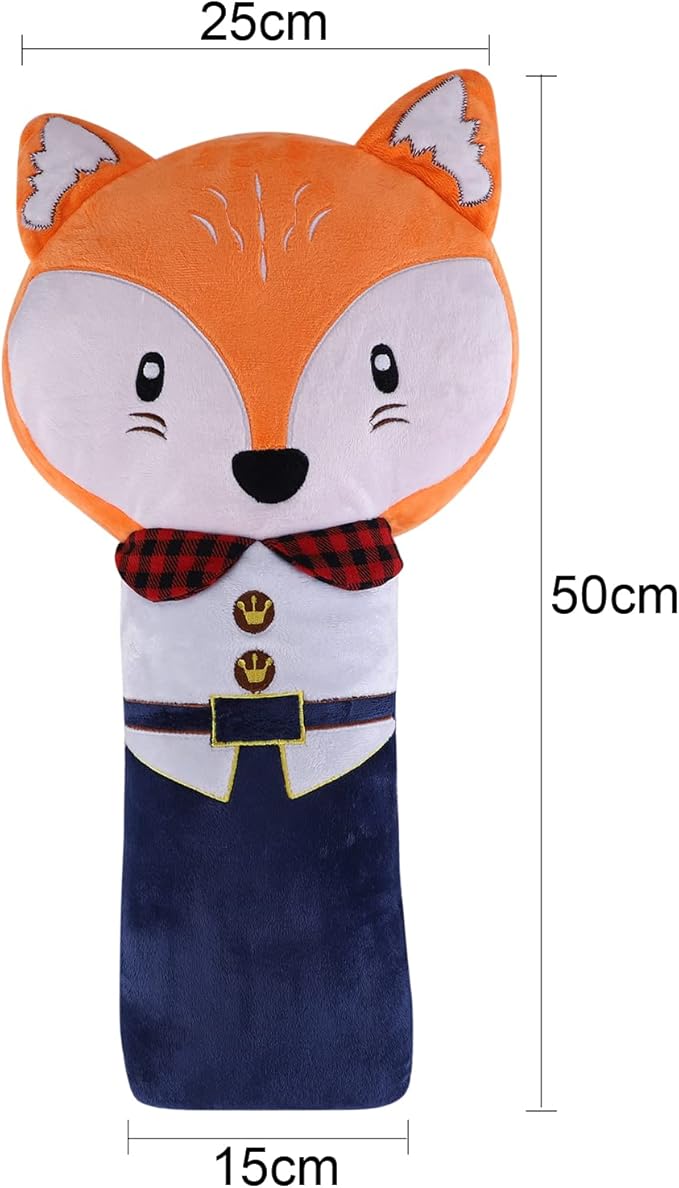 Car Travel Pillow for Kids Car Seat Pillow Cute Cartoon Travel Pillow Cushion Breathable Head and Body Support Pillow for Sleeping Travel Neck Rest Car Seat Pillow Long Journey&Road Trip