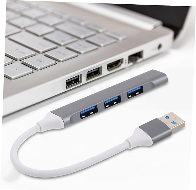 Angoily USB Extender Hub Multi-USB Port Splitter for Pc Laptop Car Gaming Keyboard Mouse Desktop
