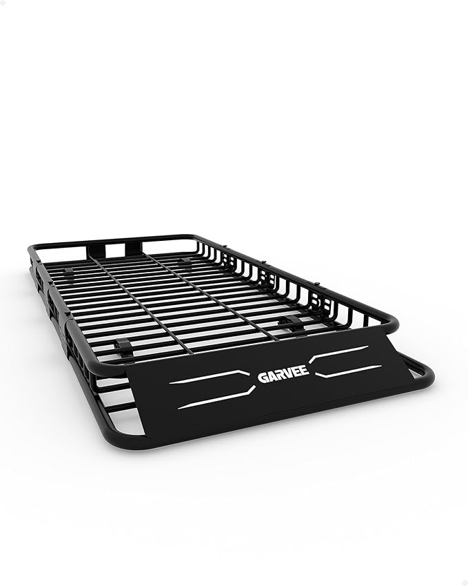Garvee Universal Roof Rack Cargo Carrier Basket, 200 Lbs Capacity Rooftop Cargo Rack, Car Top Luggage Holder Basket Heavy Duty for SUVs, Trucks, Vehicles