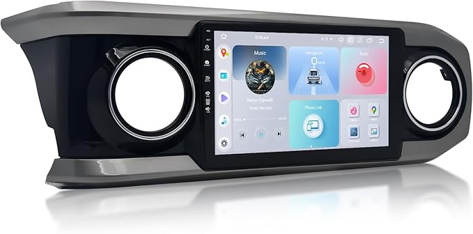 Roadanvi X12 Head Unit for Toyota Tacoma 2016-2022 with Wireless Apple Carplay & Android Auto, 10.2" Touch Screen Car Stereo, GPS Radio, 4G RAM+64G ROM, Bluetooth 5.0, 5G WiFi, 4G LTE