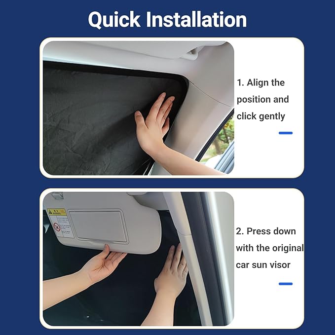 Car Windshield Sun Shade with Storage Pouch, Foldable Laser Titanium Silver Front Window Shield Blocker Screen Visor Protector Cover, Keep Interior Cool, Universal Fit for Car,Truck,SUVs (S)