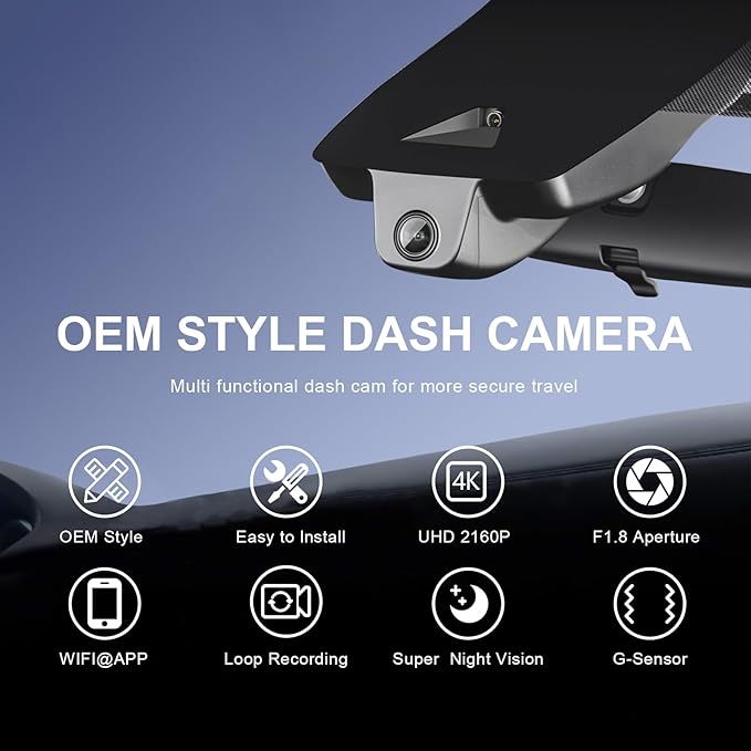 mangoal 4K Dash Cam Custom for Toyota RAV4 & RAV4 Hybrid 2022 2023 2024 2025 (Model B) with Vent Hole,Le Limited Se Adventure Xle Premium Xse,OEM Look, Uhd 2160P Video, WiFi & App, 64GB Card