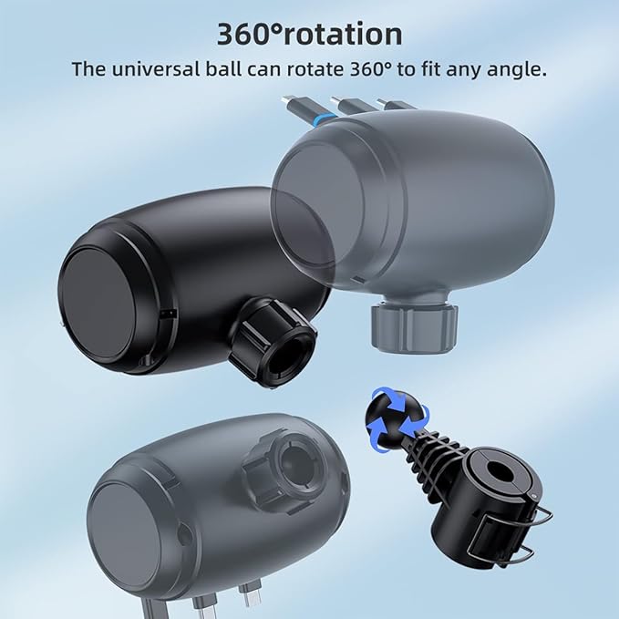 MAGJIEYX for Retractable Car Charging Station Box, 3 in 1 Headrest Fast Power Charging Dock Cord USB Type C Fits iPhone 17/16/15/14/iPad/Android/Samsung|Uber Lyft Backseat Passengers Share Rid