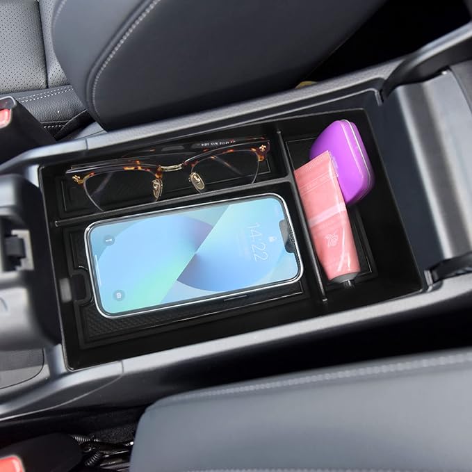 SXCY for 2023-2025 2026 2027 HRV HR-V Center Console Organizer Tray for 2023-2025 2026 2027 Honda HRV HR-V Accessories Armrest Console Tray 2025 2026 2027 HRV Console Organizer Armrest Tray