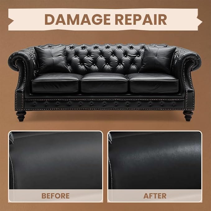 2025 New Leader Cleaning and Care Cream & Cleaning Paste for Leather Care, Automotive Interior Leather Cleaning Cream, Car Leather Conditioner Oil Paste, Leather Repair Kit for Car, Furniture (3PCS)