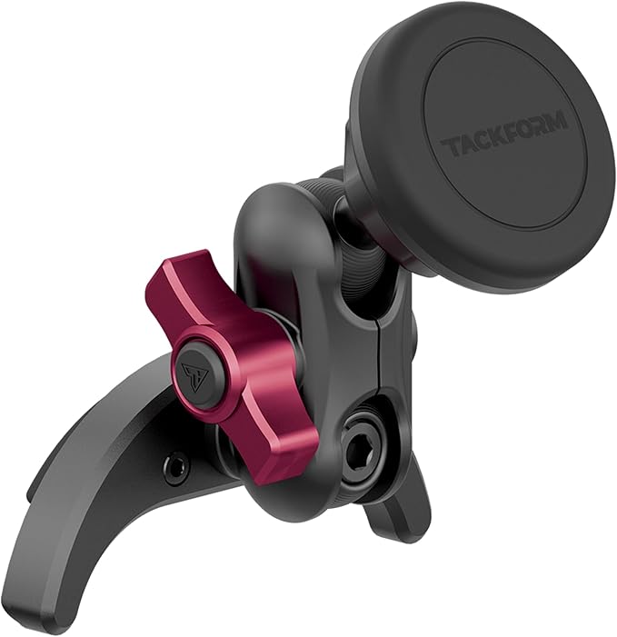 Tackform Link Vent Phone Mount Compatible with 2016-2023 Toyota Tacoma and 2014-2021 Toyota Tundra | Aluminum | Zero Slip | Universal Magnetic Phone Holder | 2" Arm | Pink | (NOT MAGSAFE Compatible)