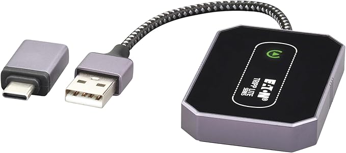 TRIPP LITE Eaton Series Bluetooth Apple CarPlay Wireless Adapter for Car Screen, Mini Portable Size, USB-C and USB Adapter, iOS 10+, Plug and Play, iPhone Compatible, 3-Year Warranty (U264-001-APL)