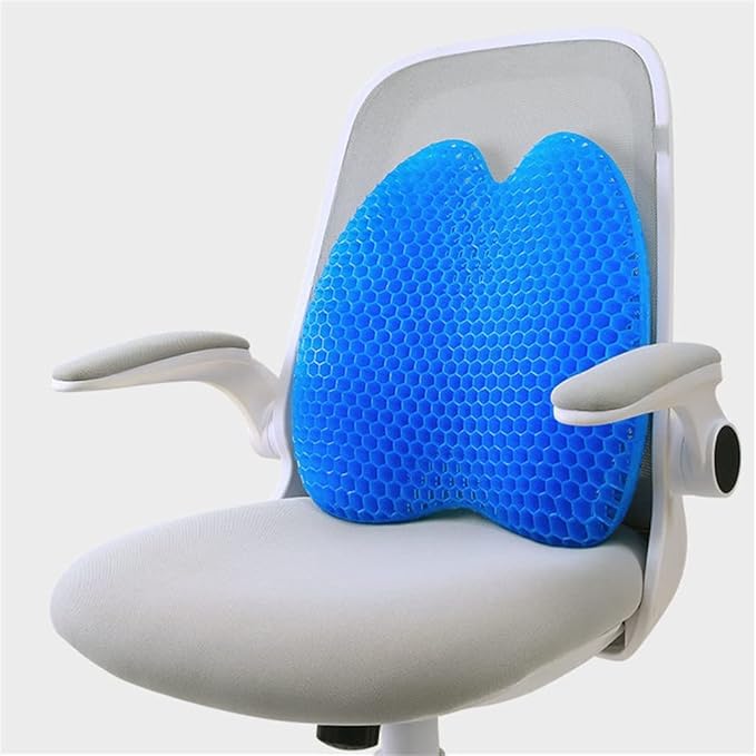 Car Seat Office Chair Massage Back Lumbar Support Mesh Ventilate Cushion Pad Wear-Resistant Soft Comfortable