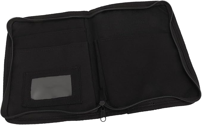 Car Document Holder, Car Glove Compartment Organizer 6 Pockets Multifunctional Zipped Design Portable Car Document Holder Universal for Car