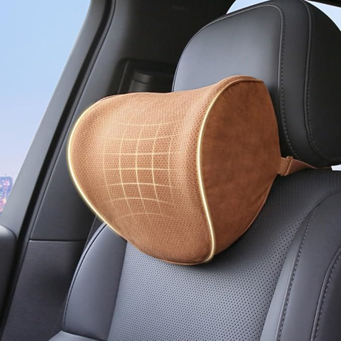 Car Seat Neck Break Cushion for Corvette C8 C7 C6 C5 Coupé/Cabriolet Z06 LT6 LT2 Stingray LS9 LS7 ZR1 LS3 LS2 LS1 5-Seats Car Seat Lumbar Pillow Headreast Car Headrest Pillow Head Support Rest Pillow