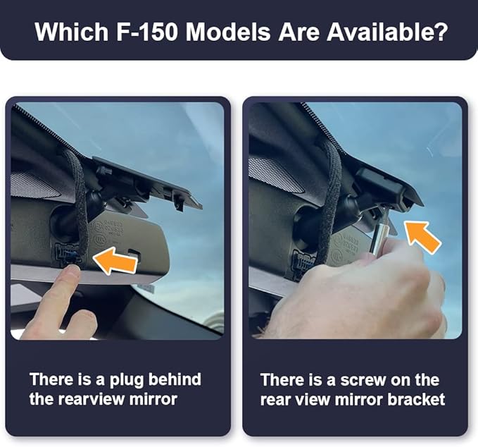 Fitcamx 4K Dash Cam Suitable for Ford F150 & F250 2021-2025 Limited XLT XL Raptor Lariat Platinum King Ranch Tremor, OEM Look, UHD 2160P Video, WiFi&APP, Loop Recording, G-Sensor, Plug&Play, 64GB Card