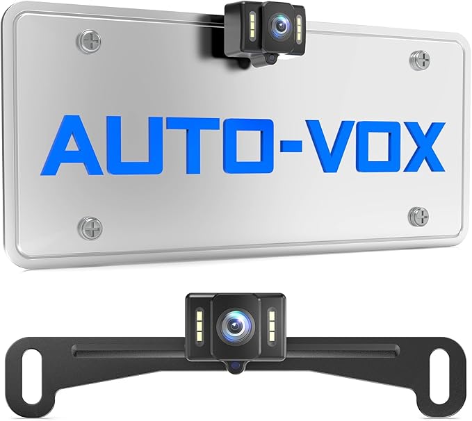 AUTO-VOX OEM Backup Camera: HD Quality 6 LED Night Vision, IP69K WaterProof Wide Angle Reverse Rear View Camera, One Click Switchable 6 Video Formats Back Up Camera for Car,Vehicle,Pickup,Truck,SUV,RV