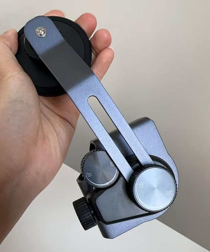 Persevere for Tesla Phone Mount Model 3/Y/S/X, Strong Magnetic Silicone Head, Adjustable Arm Phone Holder, for All Smartphones Models and 2CM Center Screen(Curved Screen Not Supported), Left