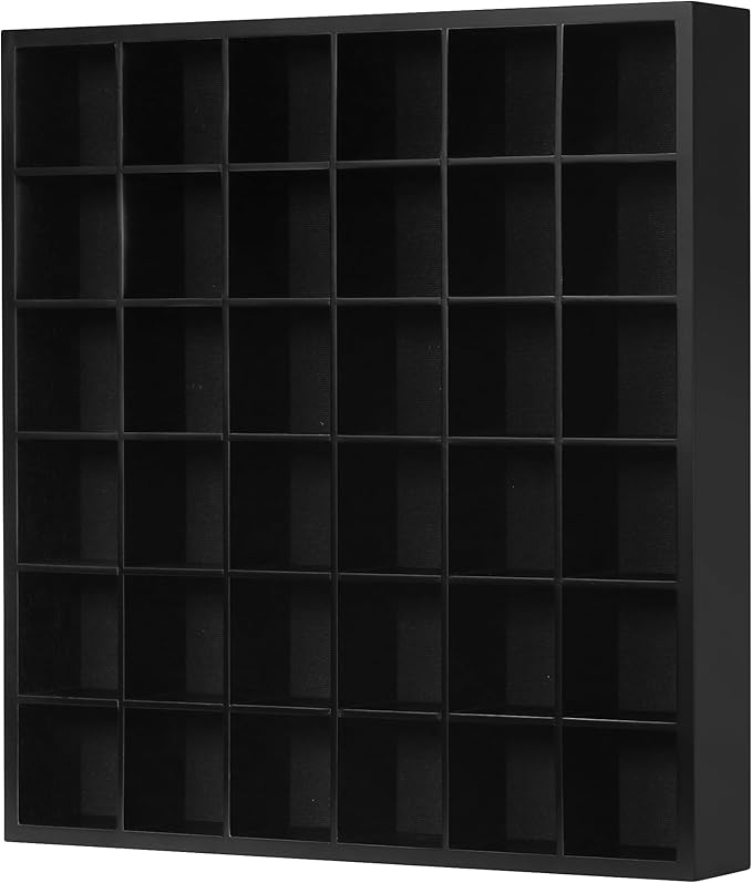 DisplayGifts Freestand Display Case Cabinet Holders Rack Pocket Pro Gumball Mini Football Helmets No Door No Cover