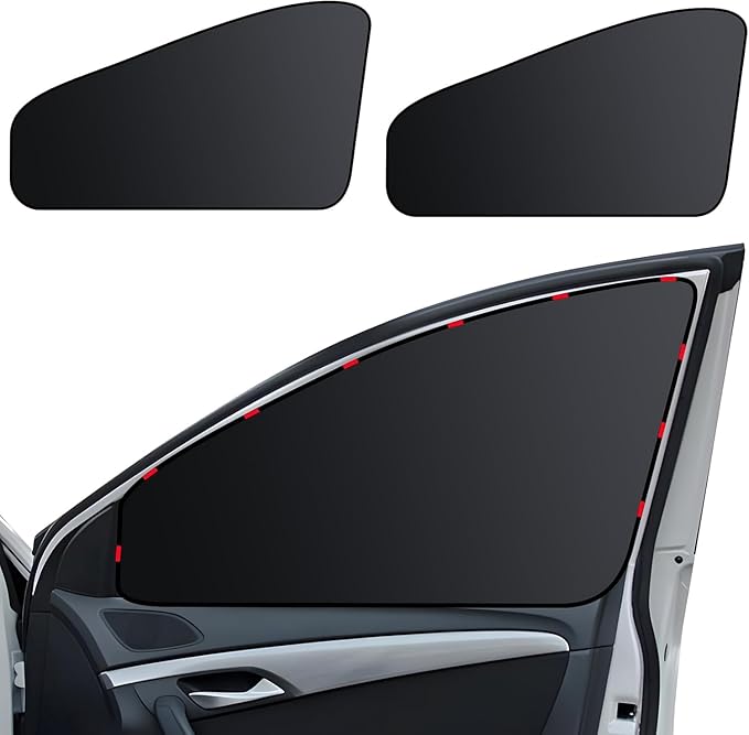 ZATOOTO Car Window Shades for Driver Side Car Privacy Shades for Front Window Full Blackout Car Window Cover Magnetic Sun Shade for Car Window Universal Great for Travel Camp Privacy