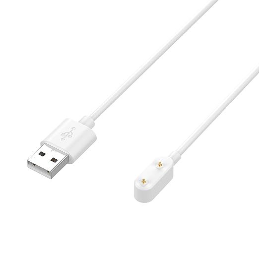 E ECSEM Charger Cable Compatible for Huawei Watch Fit 3/Fit 2/FIT/FIT Mini/Band 10/Band 9/Band 8/Band 7/Band 6/Band 6 Pro, 2Pack Huawei Watch FIT 3 Charging Dock Clip Stand Replacement 3.3Ft USB Cord