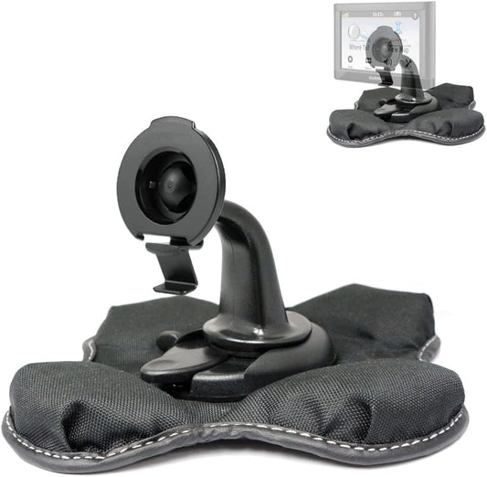 ChargerCity Nonslip Beanbag Dashboard Friction Mount for Garmin Nuvi 2557 2558 2559 2589 2597 2598 2599 2689 2699 52 54 55 56 57 58 65 66 67 68 DriveSmart Drive 50 51 60 61 LM LMT LMTHD GPS