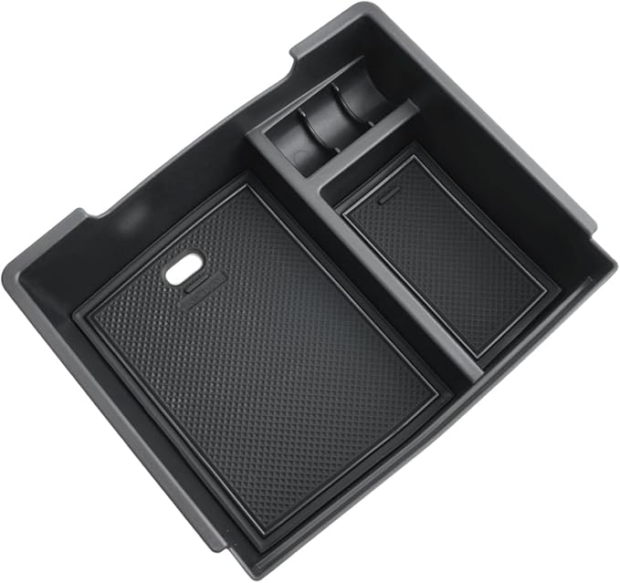 2024 2025 2026 Tacoma Center Console Organizer for Toyota Tacoma (SR5/TRD Off-Road/TRD Sport/TRD Pro/Limited/Trailhunter), Durable ABS Plastic Armrest Tray Insert 2025 2026 Tacoma Accessories