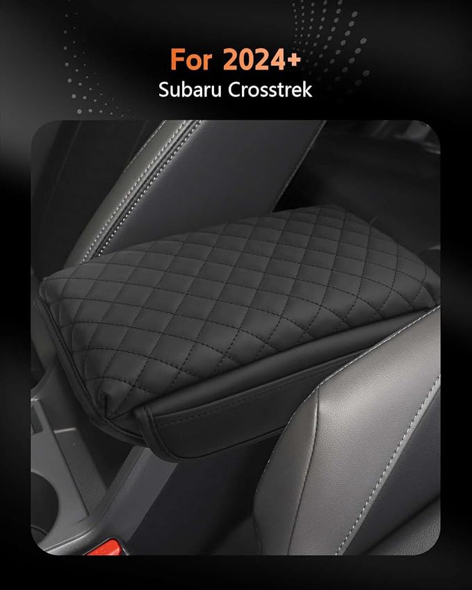 CDEFG for Subaru Crosstrek/Impreza 2023-2025 Center Console Cover Armrest Box Cover for Crosstrek/Impreza 2024 2025 Accessories Console Arm Rest Protector