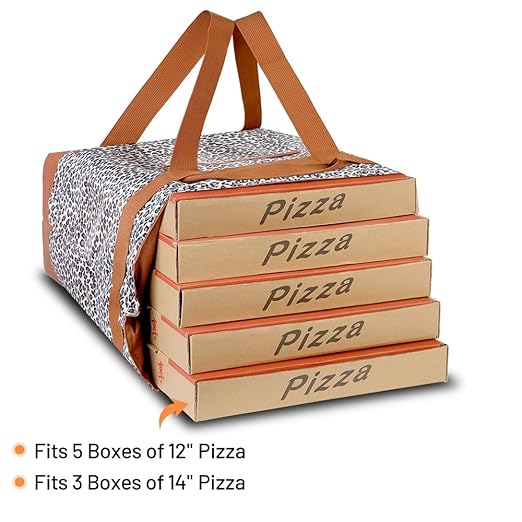 CIVJET Insulated Reusable Tote Bag for Grocery Shopping for Women/Men, Pizza/Food Delivery Bag to Keep Food Cold/Hot for Commercial Delivery Services, Cooler bags for Travel/Beach/Picnic, Cow Print