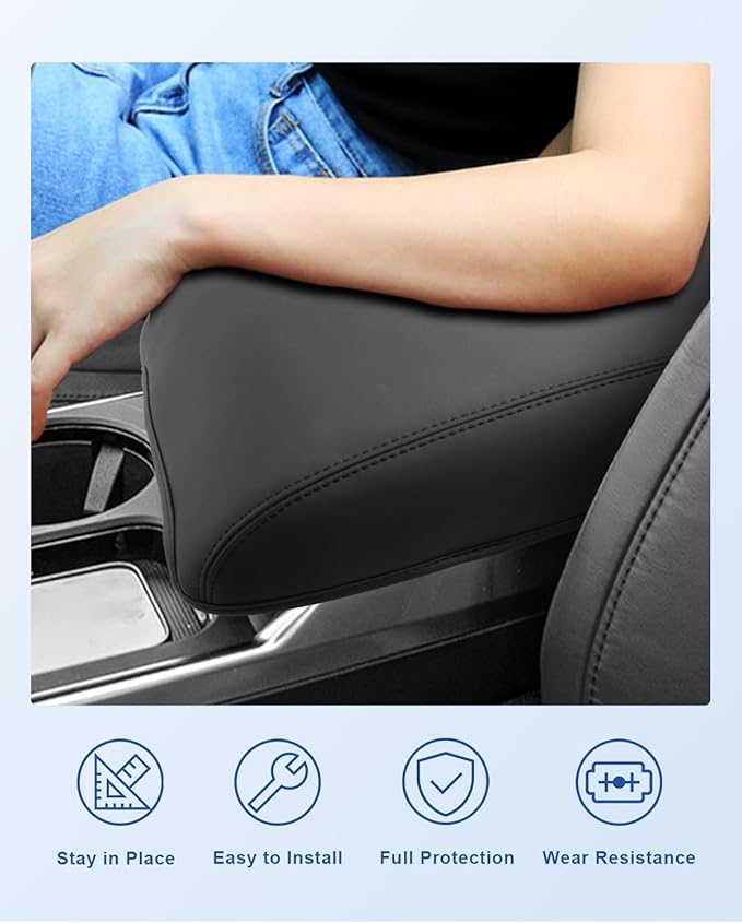 CDEFG for 2026 RDX Center Console Cover for 2025 2026 RDX Accessories Armrest Pad Middle Console Pad Arm Rest Cushion Console Protector Leather Cover