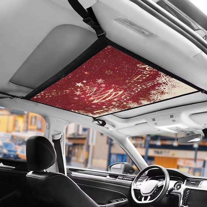 Glowing Christmas Tree Car Roof Storage Bag Car Seat Organizer Roof Storage All Car Storage Organizers Large Capacity Storage for Small Items