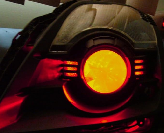 iJDMTOY Brilliant Red 15-SMD LED Accent Ambient Lighting Kit Compatible with Car Motorcycle Projector Lens Demon Eye Retrofit