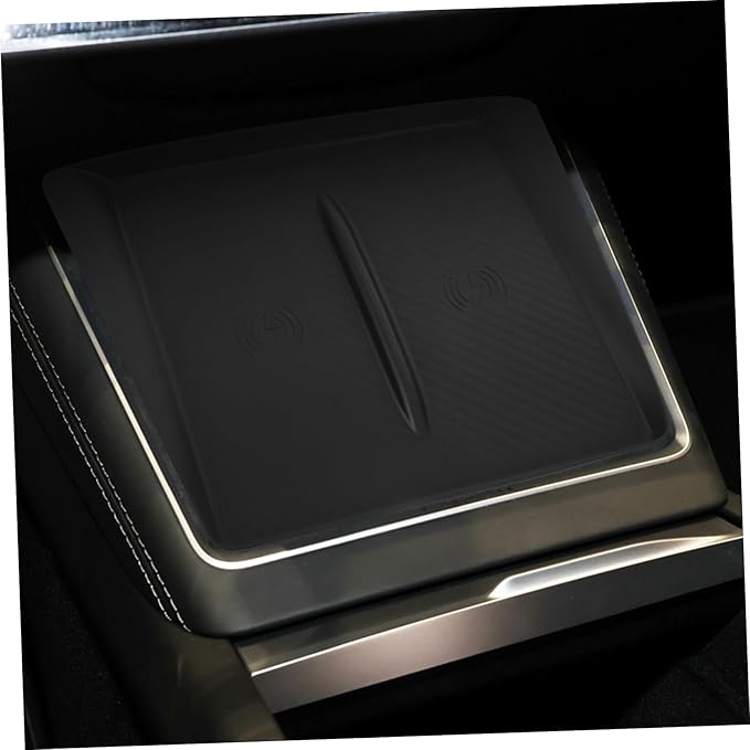 Gadpiparty Central Control Protection Silicone Pad Wireless Charger Pad Interior Accessory Car Console Wireless Charging