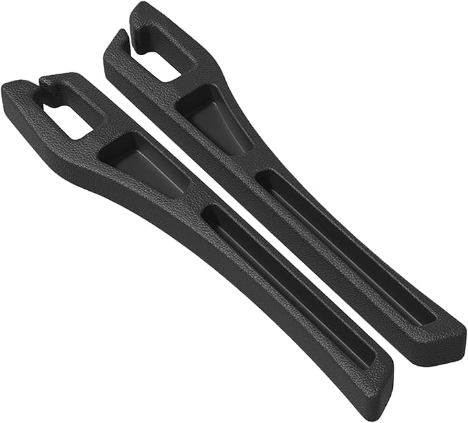 2PCS Car Seat Gap Filler Organizer, Multifunctional Car Gap Filler Organizer Storages Function for Storing Phones Keys Cards, Universal No Drop Seat Guard for Cars ﻿ (Black)